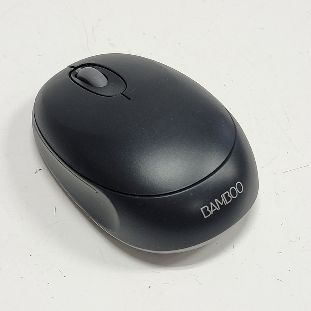 EXCELLENT ORIGINAL – Wacom Bamboo EC-155-0K Black USB Wireless 3-Buttons Mouse