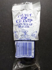 Twist & Crimp 2 Piece Coin Wrapper Crimper Set Seals End of 1c to 25c Flat Rolls