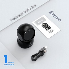Eyoyo Omnidirectional 2D QR Code USB Desktop Barcode Scanner for POS Library PC