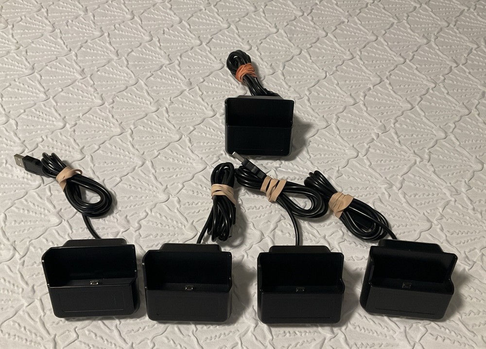 5 units – BBPOS Chipper Card Reader ACS20 Charging Dock Station *TESTED WORKING*