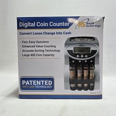 Royal Sovereign FS-2D Electric Coin Sorter – Digital Display Fast Sort