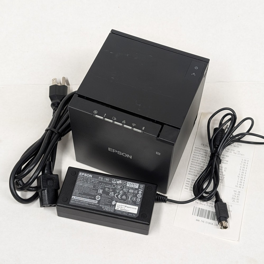 Epson TM-M30III M374C POS 3″ Thermal Receipt Printer Bluetooth Ethernet WiFi