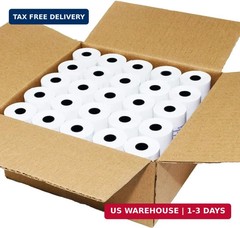 3 1/8″ x 190′ (50 POS Rolls) Bpa Free Thermal Receipt Printer Paper 318190 BuyRe