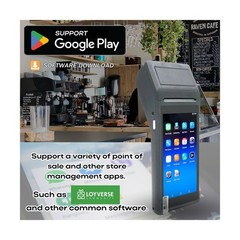 POS PDA Q2i Receipt Printer 58mm High Speed Thermal Printer with Android 8.1,…