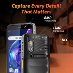 NETUM Android 14 Handheld Barcode Scanner Mobile Computer, Q900 with PDA