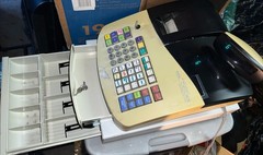 Royal Alpha 585cx Cash Register Management System w/ Keys READ AS IS UNTESTED 🍀