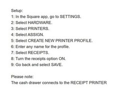 POS Hardware Bundle for Square – Cash Drawer and Thermal Receipt Printer,[Com…
