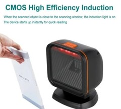 2D 1D QR Desktop Barcode Scanner, OBZ Omnidirectional Automatic Sensing, No Box