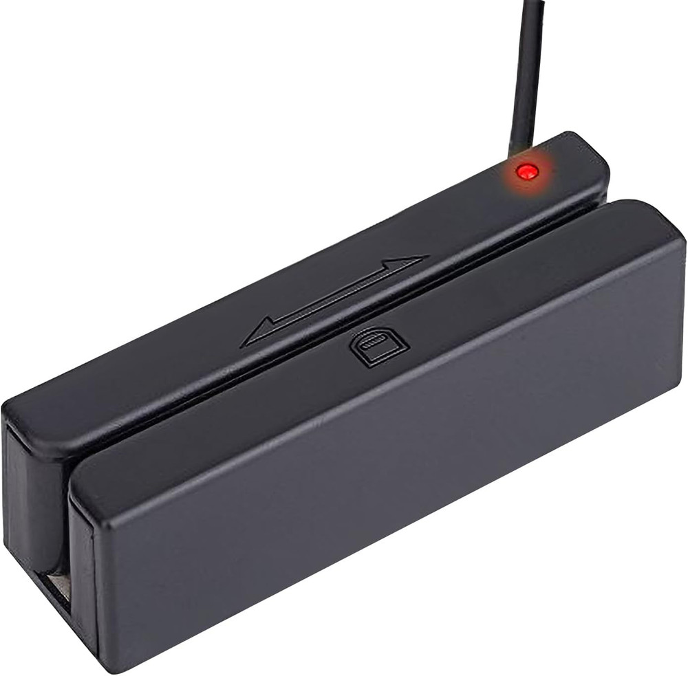 USB Magnetic Stripe Card Reader 3 Track POS Credit Card Swiper Magstripe