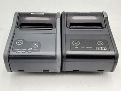 LOT OF 2 – Epson TM-P60II & TM-P60 Mobilink Bluetooth Thermal Receipt Printers