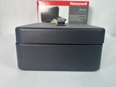 Honeywell 6112 Steel Cash Box 1 Bill & 5 Coin Slots 2 Keys Handle 9.8″ X 7.3″