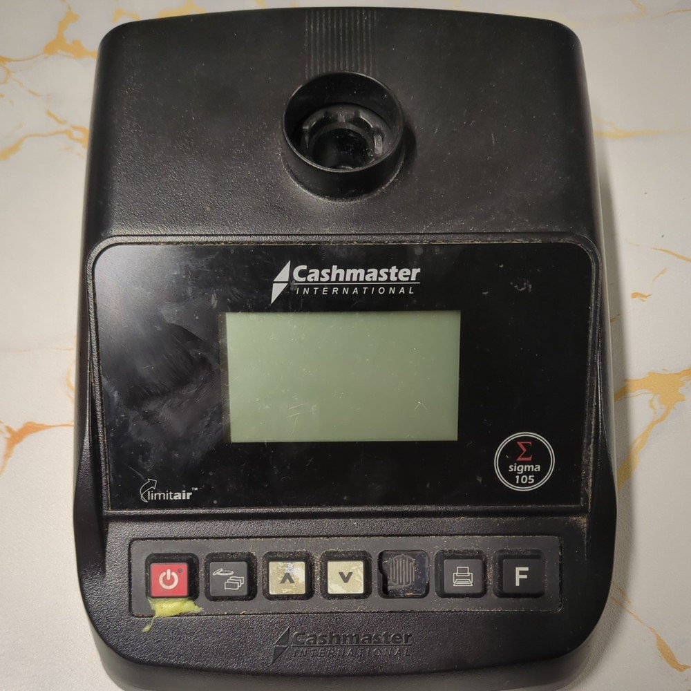 Cashmaster International Sigma 105 Cash Counting Scale w/ Battery no charger