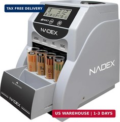 Nadex S180 Digital Coin Sorter and Counter – Displays Total and Denomination Val
