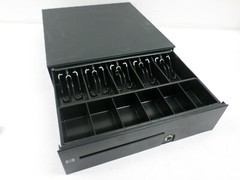 HP APG Series 100 Electronic Cash Drawer 16″ x 16.8 Black NO LOCK