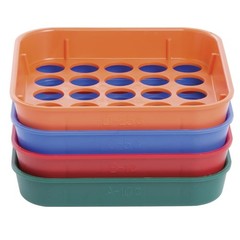 4 PCS ColorCoded Coin Sorter Trays Durable Plastic Pennies To Quarters
