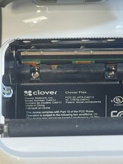 Lot Of 3 Clover Flex C403/401U POS Wi-Fi Touchscreen Handheld Locked Powers On