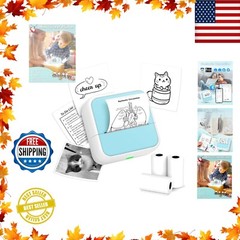 Phomemo Sticker Printer – Printpods Mini Printer with Stickers, Print Pod Xmas