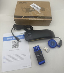 NETUM QR Code Scanner Mini Barcode Scanner – Bluetooth Compatible, Portable USB