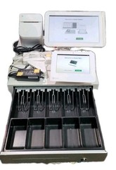 Clover Station 1.0 POS System C100 w/Cash Register, Printer P100, Mini WiFi C300
