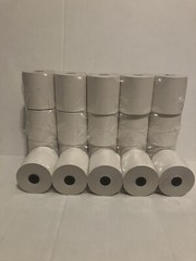 (20) 3″ x 95′ 2-PLY CARBONLESS POS RECEIPT PAPER ROLLS