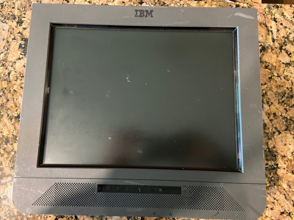 IBM 4838 AnyPlace Kiosk, 15” Touch Screen, Model 135 *FOR PARTS *