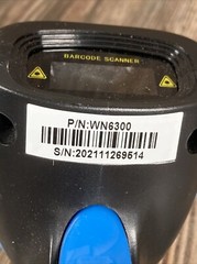 WoneNice USB Barcode Scanner Reader w/Cable, WN6300 Inventory Tested Works
