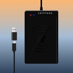 Contactless NFC Smart Card Reader – USB Type-C & Type-A, Secure E-Payments & Acc
