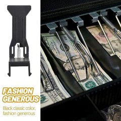 6 Pcs Money Tray Clips Cash Register Drawer Insert Tray Clips Money Organizer…