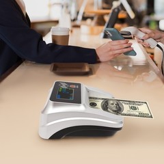 Money Bill Counter Machine Cash Checking Counting Counterfeit Detector UV MG usa