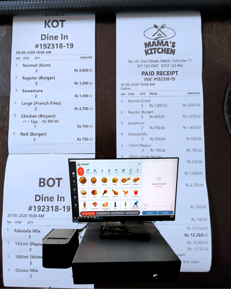 Restaurant POS Software | Cafe Billing & Inventory Management | SARA POS