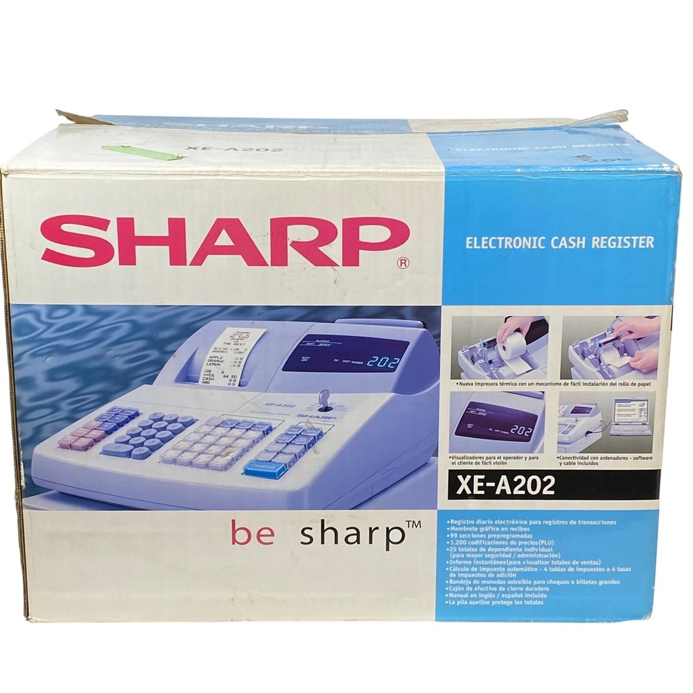 Sharp XE-A202 Electronic Cash Register Keys Included Parts Only