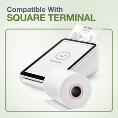 30 PCS Thermal Receipt Paper Rolls for Square Terminal Credit Card Machine