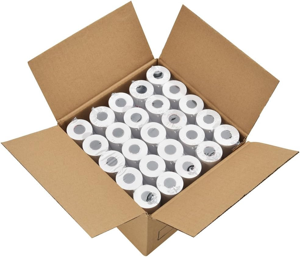 2-1/4″ X 50′ Thermal Paper Rolls – 150 Rolls Premium POS Receipt Paper for Credi