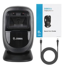 Zebra DS9308-SR00004ZZWW 1D/2D Hands-free Barcode Scanner With USB/ RS232 Cable