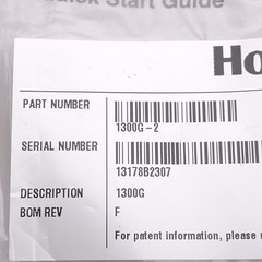 Honeywell 1300G-2 Hyperion Handheld Barcode Scanner 1D, 270scans/sec, RJ45, 5VDC