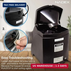Nadex 36SE Coin Sorter