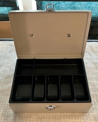 Metal Cash Box No Key