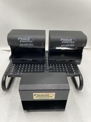 LOT OF 3 Fraud Fighter HD8X2-120A UV Backlight Fluorescence Detector TESTED