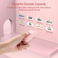 Eyoyo Mini 1D Bluetooth Barcode Scanner 3 in 1 Portable Wireless Barcode Reader