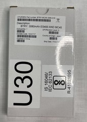 Zebra BTRY-MCXX-3080-01R Black 3080mAh Lithium-Ion Battery Pack For Zebra ES400