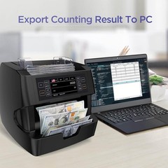 NUCOUN VC-3 Money Counter Machine Mixed Denomination, Value Counting, CIS/UV/…
