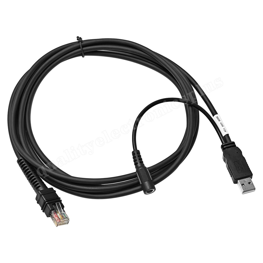 USB Power Cable 3M for Zebra DS3678 DS3678-SR DS3678-DP LI3608 CBA-U42-S07PAR