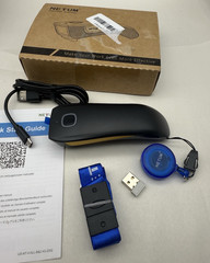 NETUM QR Code Scanner Mini Barcode Scanner – Bluetooth Compatible, Portable USB