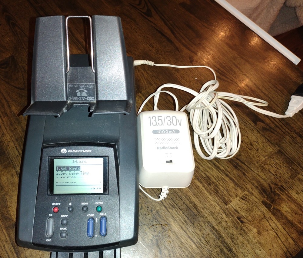 Tellermate TY+ Money Counter Works BUT HAS LCD LINE ISSUES View Photos