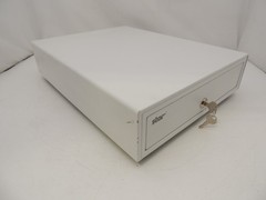 New Unused Star Micronics Black Cash Drawer SMD2-1317WT44 w/ USB Adapter