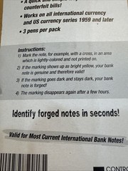 New CONTROLTEK® DTEK Counterfeit Detector Pens, Black, 3/Pack FREE SHIPPING