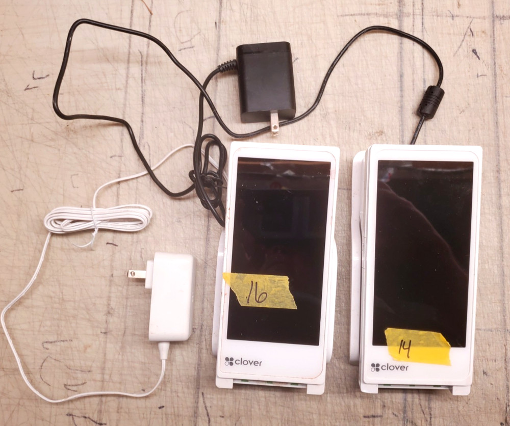 Clover C405 And C406 Handhelds With 2 Docks Turned On Will Need Reset Turn On
