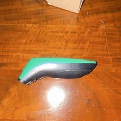 Socket Mobile S700 USB Barcode Scanner with charging cable and manual
