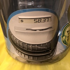 Shift 3 Auto Count Digital Coin Bank Automatically Totals Up Your Savings NEW