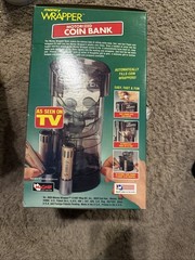 VTG MAGNIF Money Wrapper Motorized Coin Bank Made in USA 1994 AS SEEN ON TV